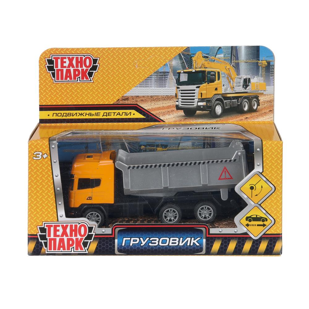 Игра машина инерц. металл. "грузовик" 11см (технопарк)