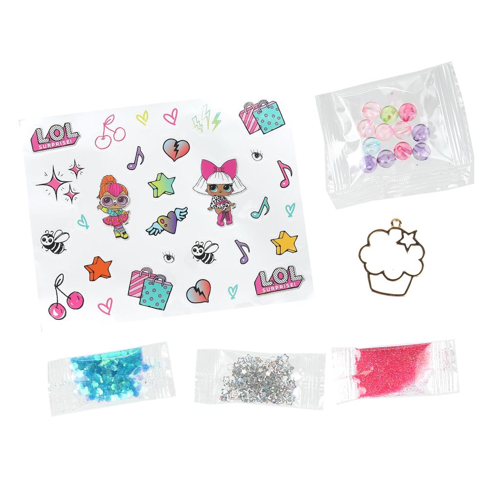 Набор д/творч. украшение из эпоксидной смолы "лол. пирожное" кулон (мульти арт)