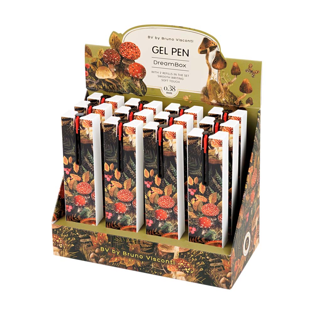 ручка гел.авт.bruno visconti "dreambox. flora. forestfairytale" чёрная 0,38мм в футл.+2 стерж. Ручка гел.авт.bruno visconti "dreambox. flora. forestfairytale" чёрная 0,38мм в футл.+2 стерж.