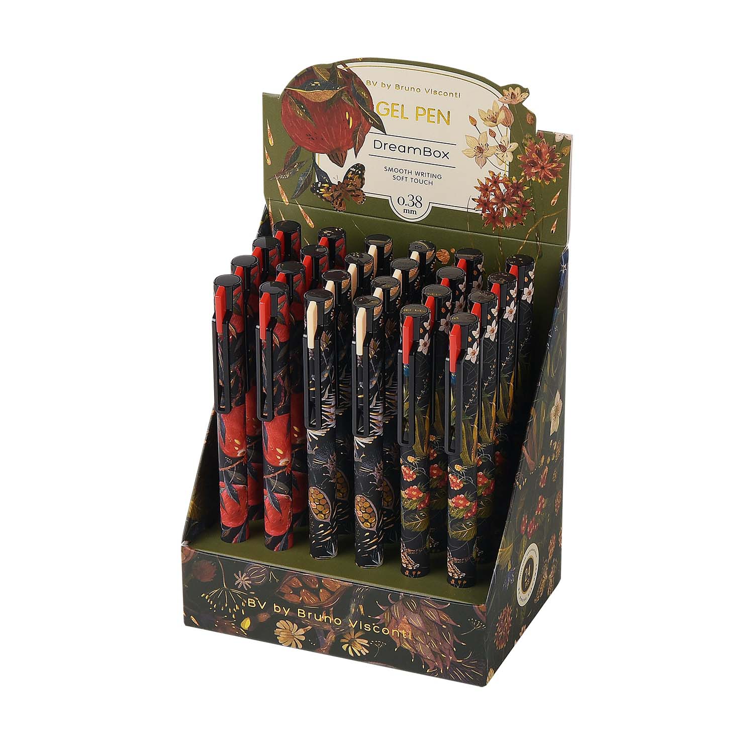 ручка гел.авт.bruno visconti "flora. black night" чёрная 0,38мм Ручка гел.авт.bruno visconti "flora. black night" чёрная 0,38мм