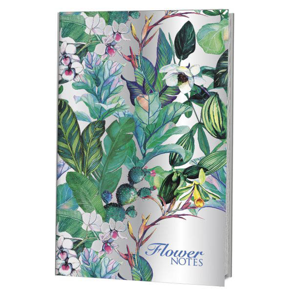 Блокнот-голограмма "flower notes" синий