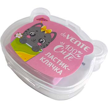 Ластик-клячка devente "100% cute" 39х35х9,5мм прямоугольный асс-т