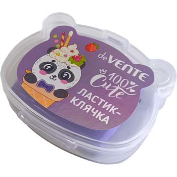 Ластик-клячка devente "100% cute" 39х35х9,5мм прямоугольный асс-т