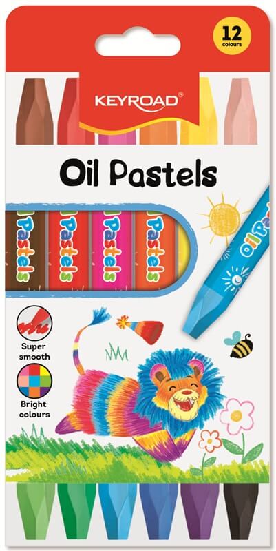 Мелки пастельные масляные 12цв. keyroad