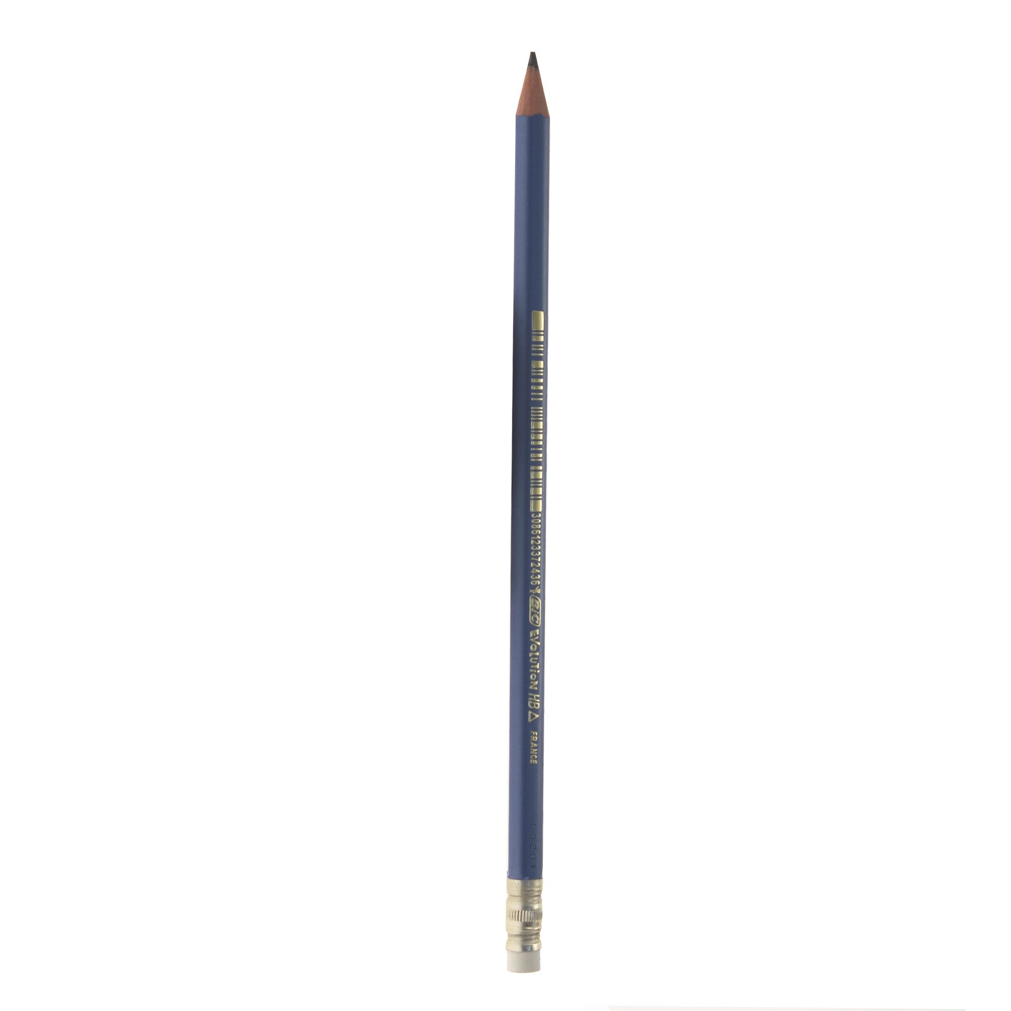 Карандаш с рез."bic evolution" синий пласт. нв (тм) трехгр.