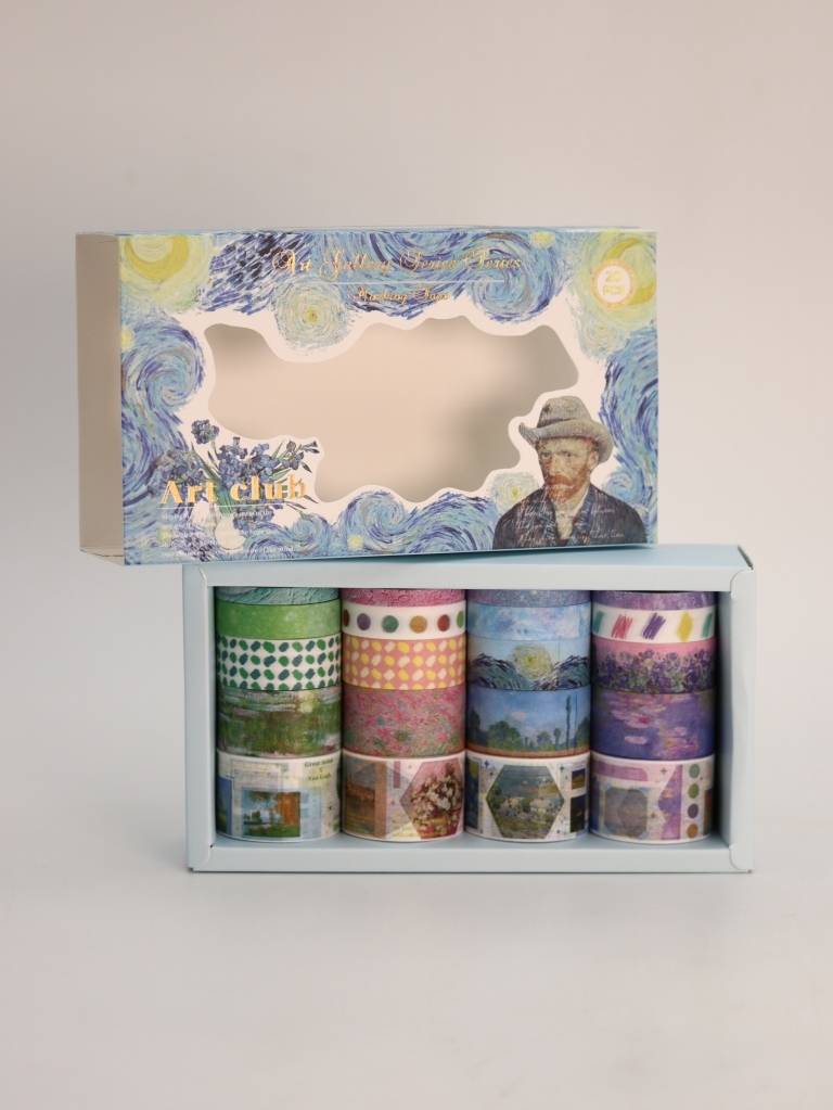 Набор клейкой ленты декор. "van gogh" 20шт