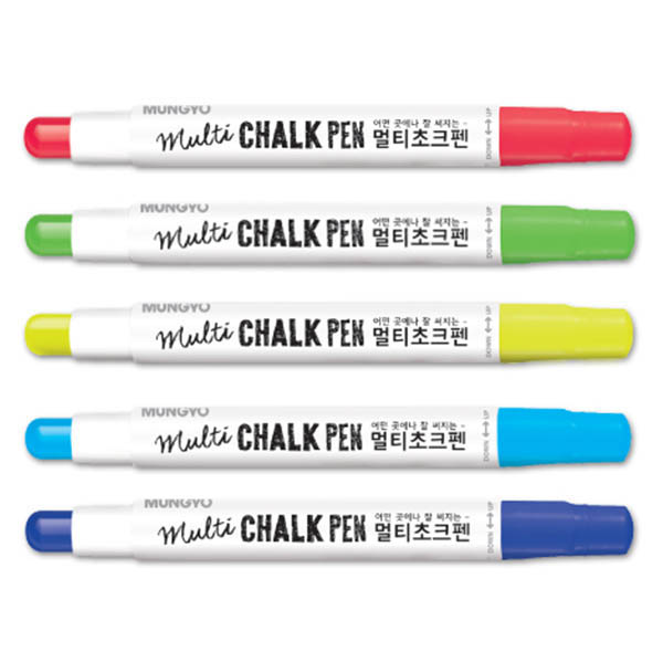 Маркер меловой "mungyo" насыщен.син. конус 2,0мм