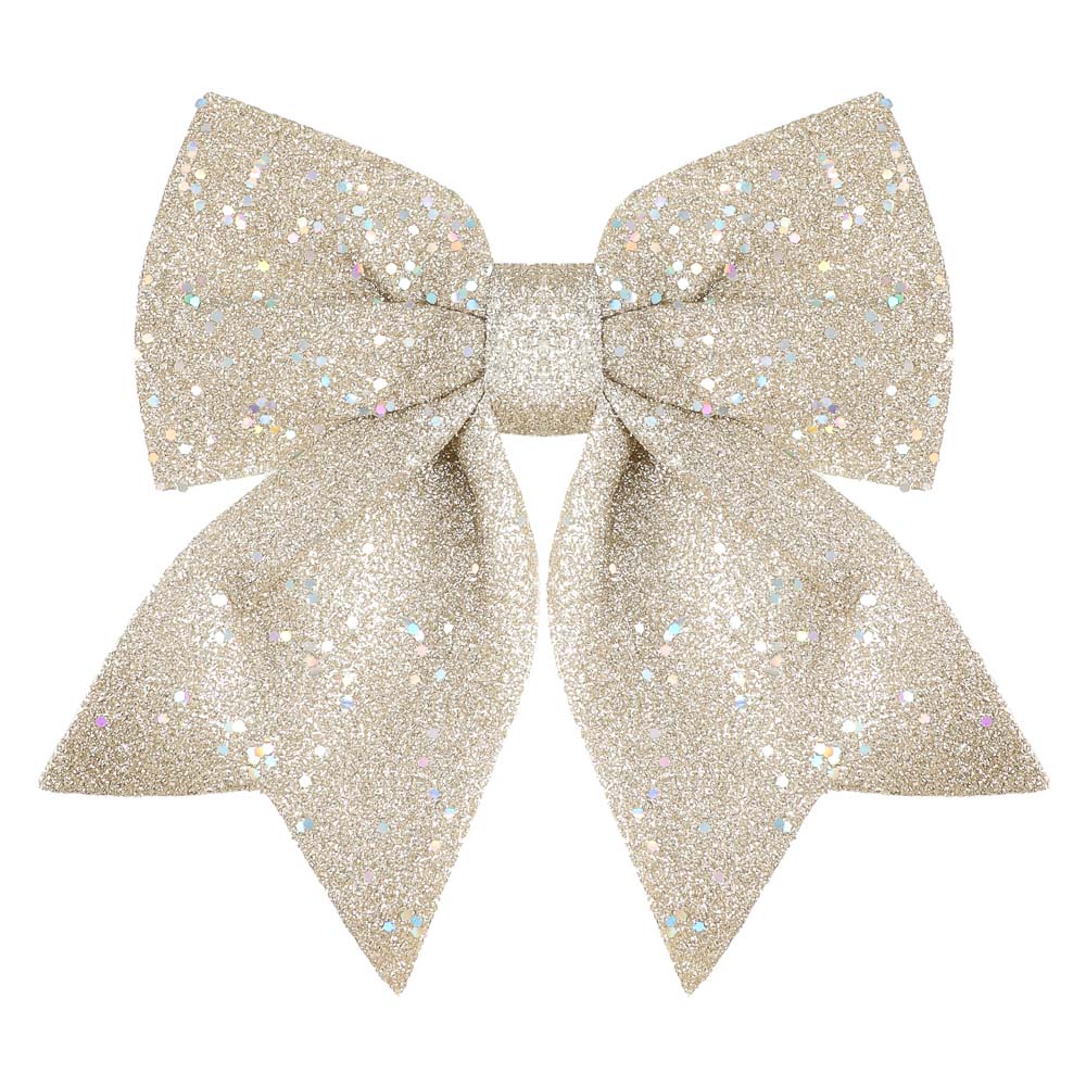 Украшение бант 15х20см шампань