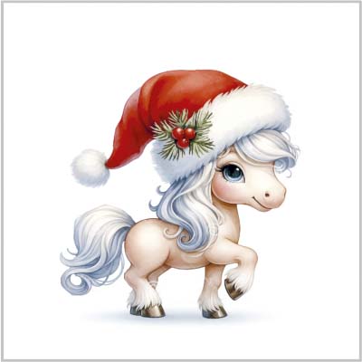 Салфетки бум. 240х240мм 40 шт. 1-сл. "символ года"