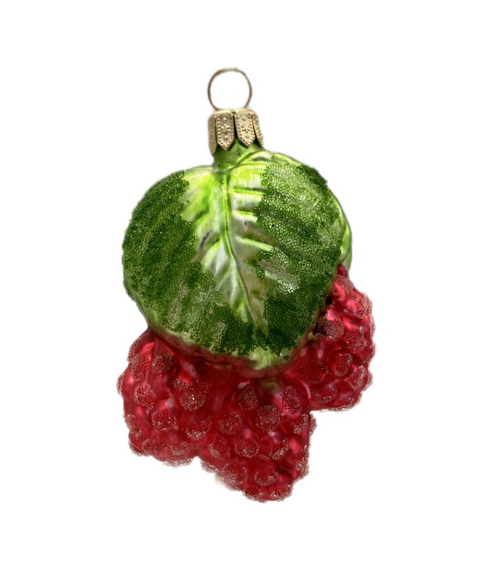 украшение "малины гроздь" 8см (стекло) Украшение "малины гроздь" 8см (стекло)