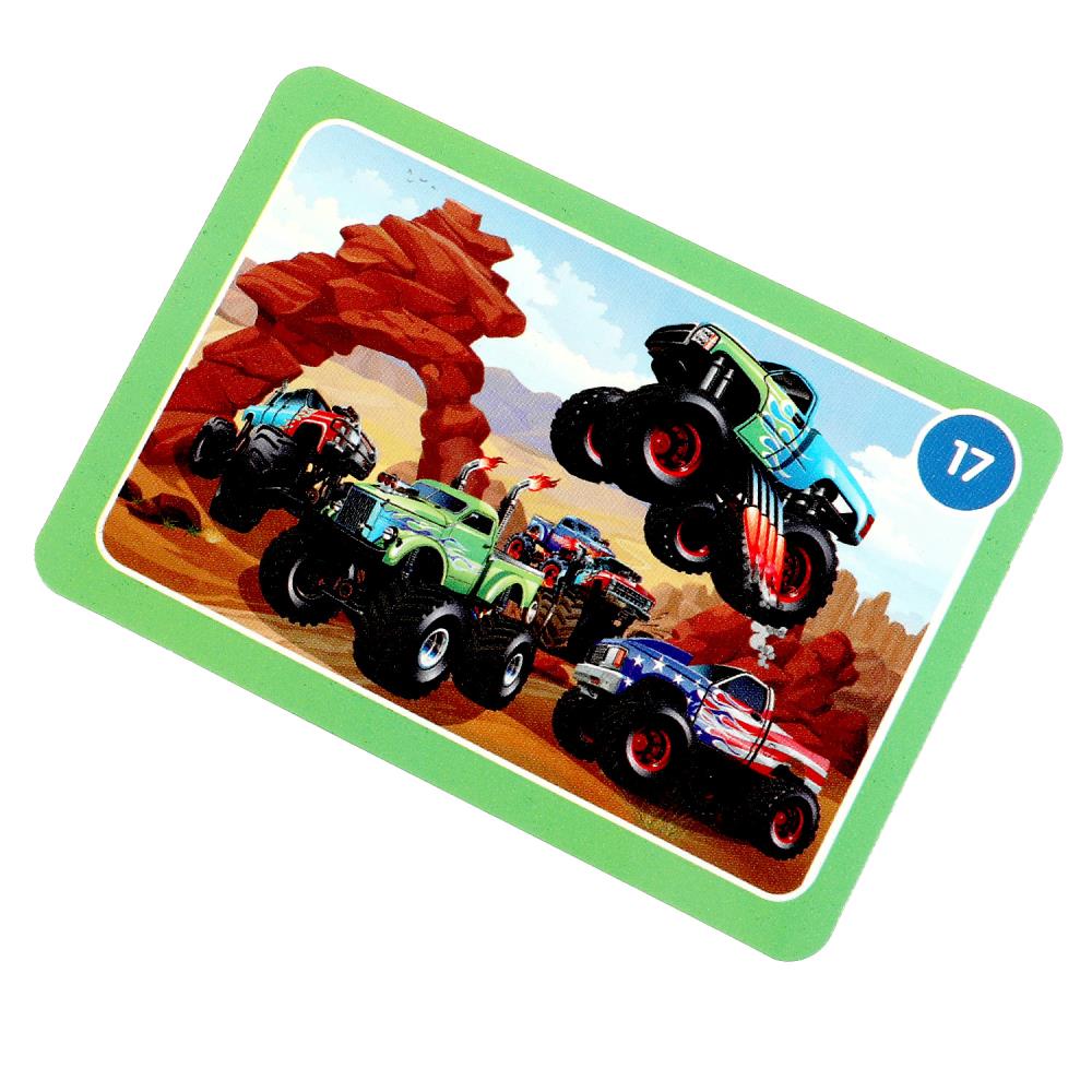 Игра мемо "монстр-траки" 50 карточек (умные игры) 3+