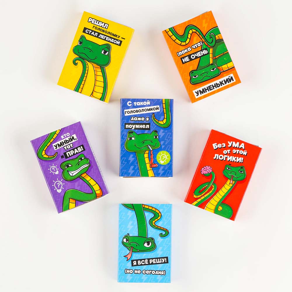 Игра головоломка "мозгический взлет" змея металл. асс-т