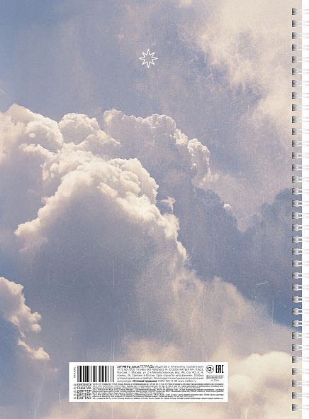 Тетрадь а4 тв.обл. гребень 96л. кл. "dream" (hatber) б/б,мат.лам.,подшивка,перф.,цв.разд.