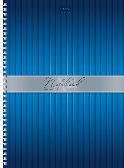 тетрадь а4 тв.обл. гребень 80л. кл. "plisse" (hatber) б/б,глянц.лам.,подшивка,перф.,цв.разд. Тетрадь а4 тв.обл. гребень 80л. кл. "plisse" (hatber) б/б,глянц.лам.,подшивка,перф.,цв.разд.