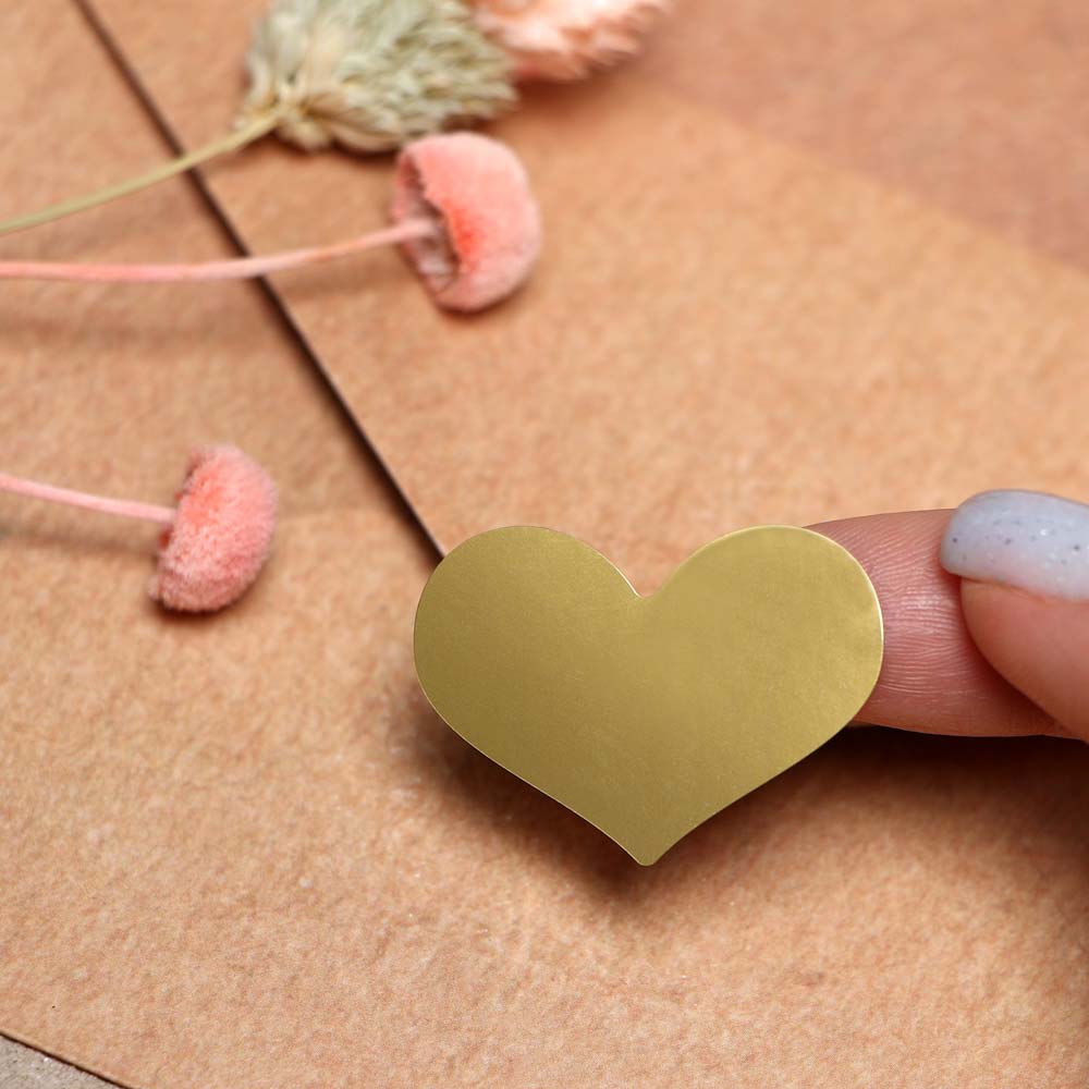 Наклейка с тиснением "золотая" 252шт 3,5х2,5см