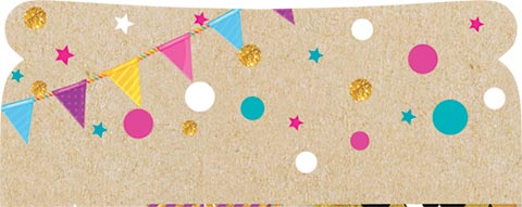 Конверт для денег "meshu" gold flower