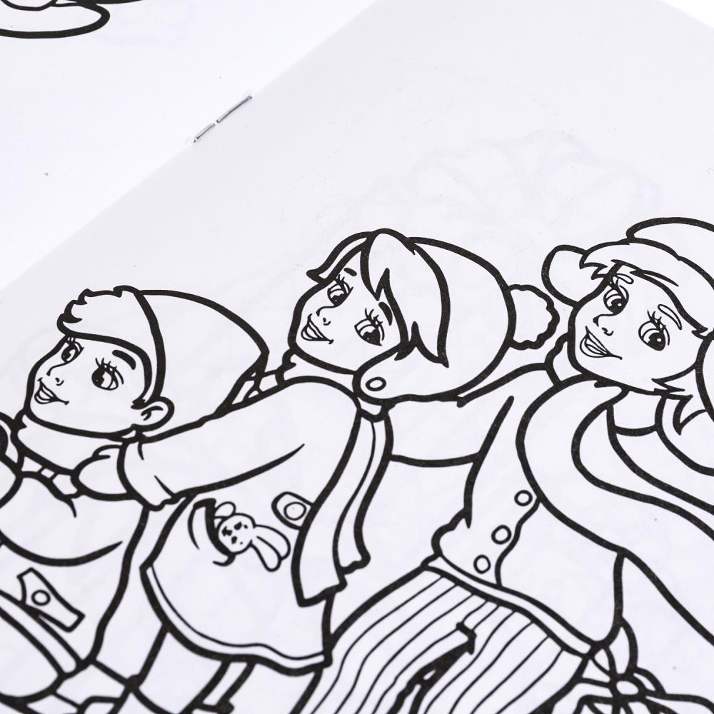 раскраска "новый год" а5 (умка) Раскраска "новый год" а5 (умка)