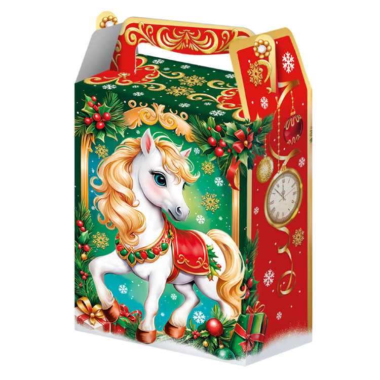 Коробка для конфет 1,0кг "огоньки"