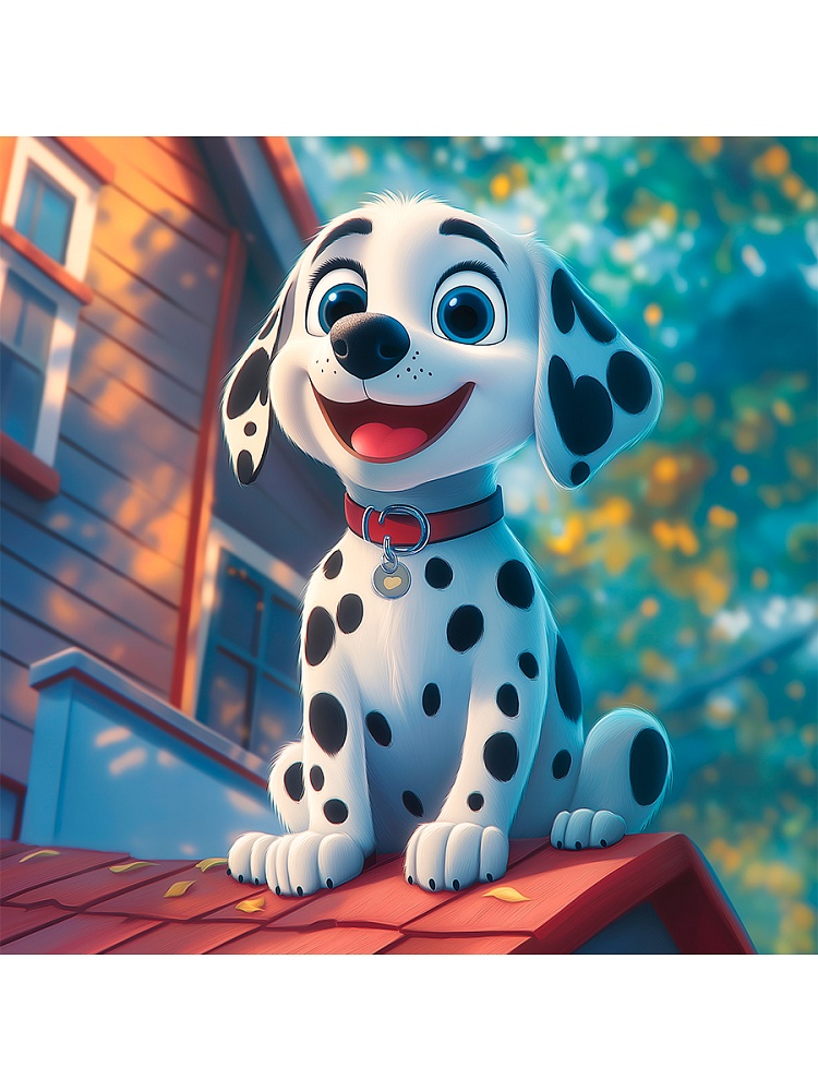 набор д/творч. картина по номерам 20х20см "озорной далматин" (рыжий кот) Набор д/творч. картина по номерам 20х20см "озорной далматин" (рыжий кот)