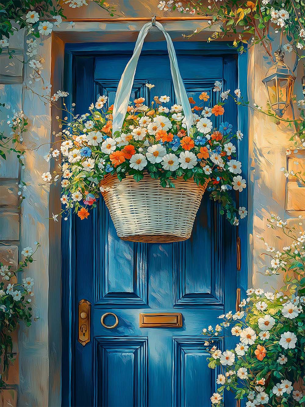 набор д/творч. картина по номерам 30х40см "цветочная дверь" (рыжий кот) Набор д/творч. картина по номерам 30х40см "цветочная дверь" (рыжий кот)