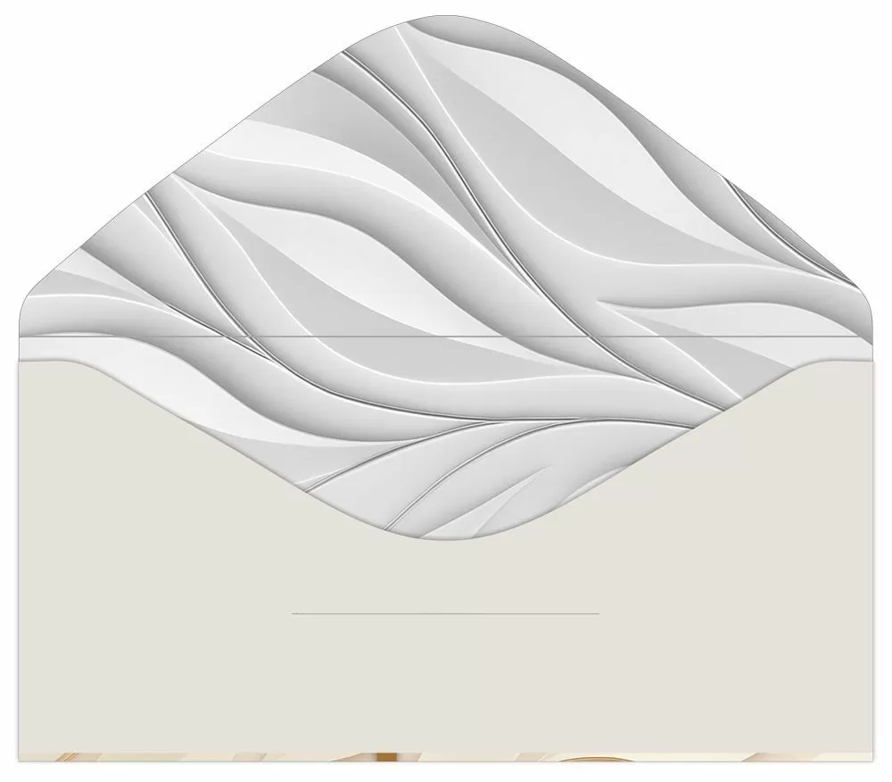 Конверт для денег "золотой бант" лак