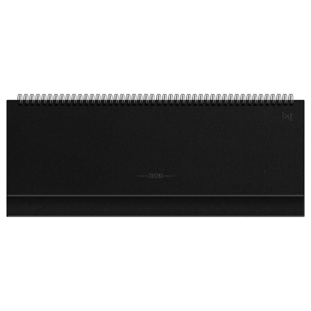 Еженедельник 2026 гребень 330х130мм bg "ariane. black" балакрон чёрный