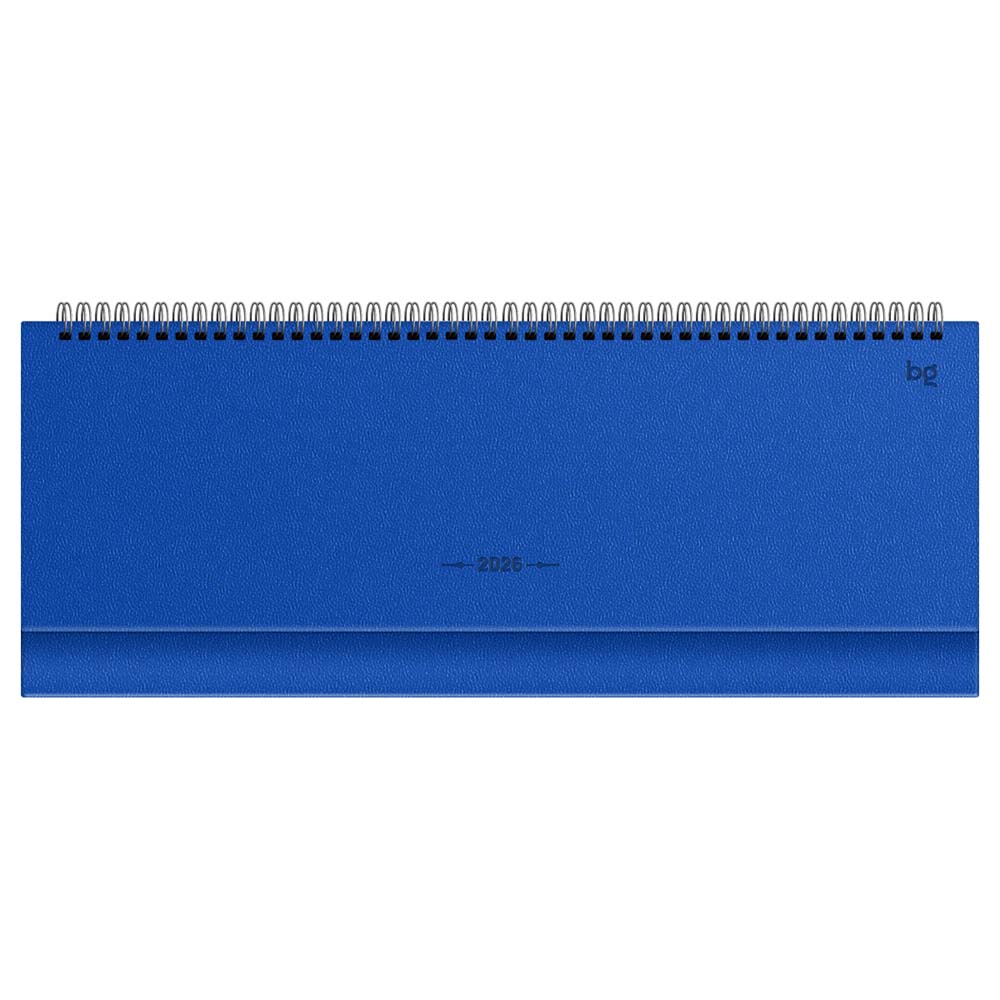 Еженедельник 2026 гребень 330х130мм bg "ariane. blue" балакрон синий