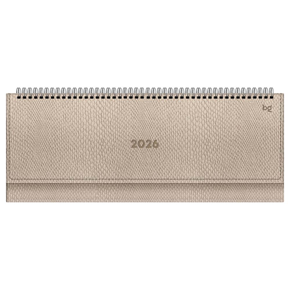 еженедельник 2026 гребень 330х130мм bg "python. bronze" бронзовый кож.зам. Еженедельник 2026 гребень 330х130мм bg "python. bronze" бронзовый кож.зам.