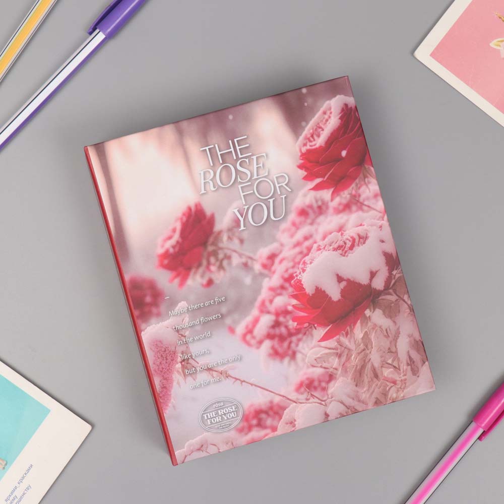 альбом для фото на 40ф. 10х15см "розы в снегу" Альбом для фото на 40ф. 10х15см "розы в снегу"