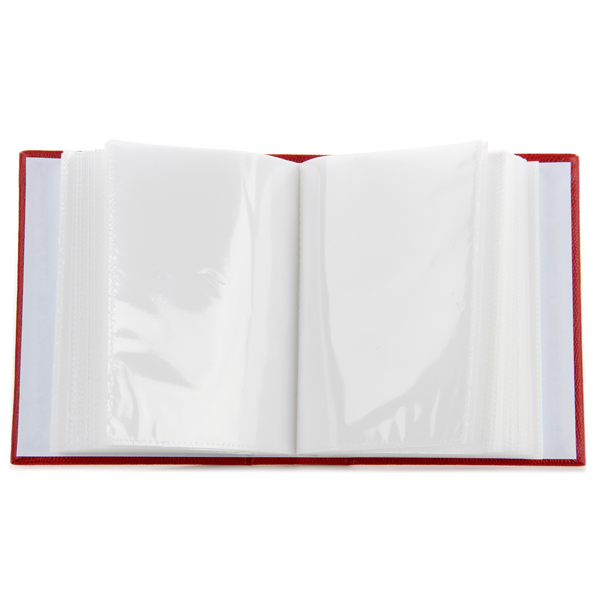 Альбом для фото на 100ф. 10х15см "классика" красный