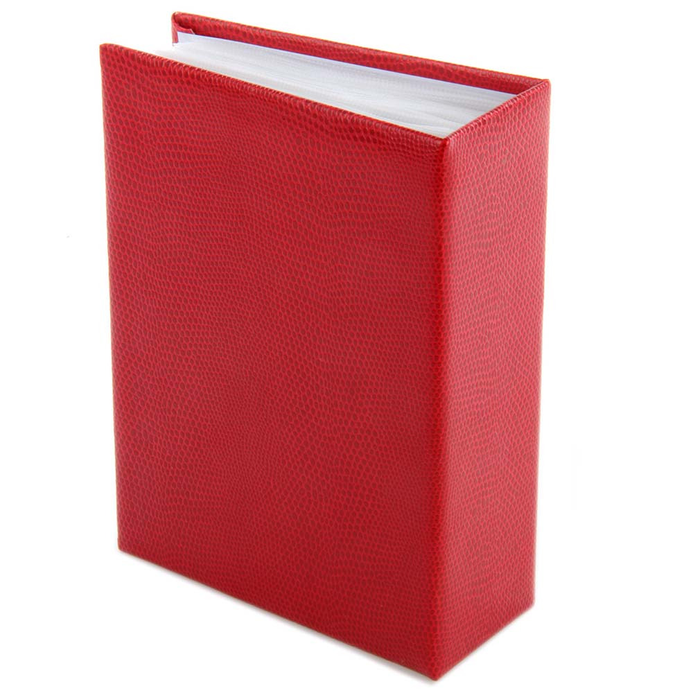 Альбом для фото на 100ф. 10х15см "классика" красный
