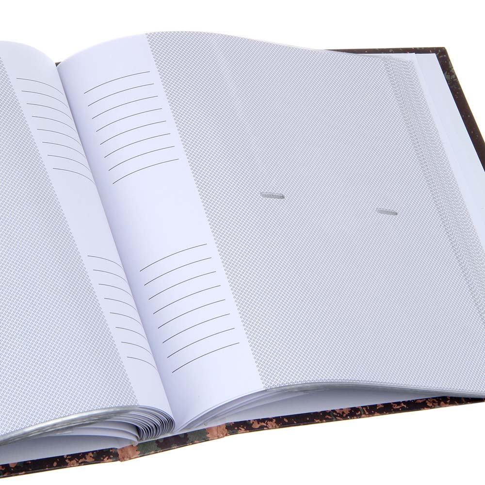 Альбом для фото на 200ф. 10х15см "мрамор" зелёный