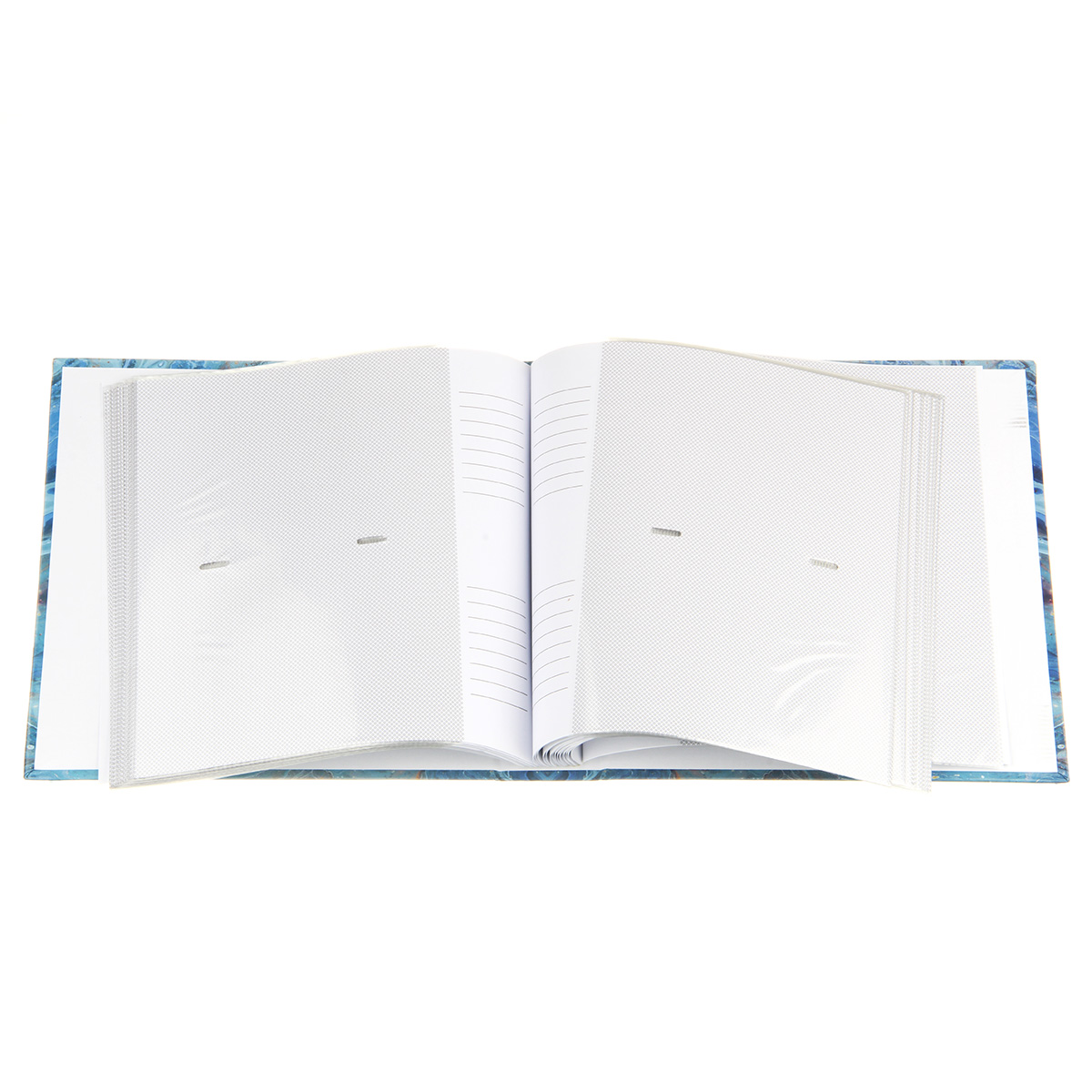 Альбом для фото на 200ф. 10х15см "мрамор" голубой