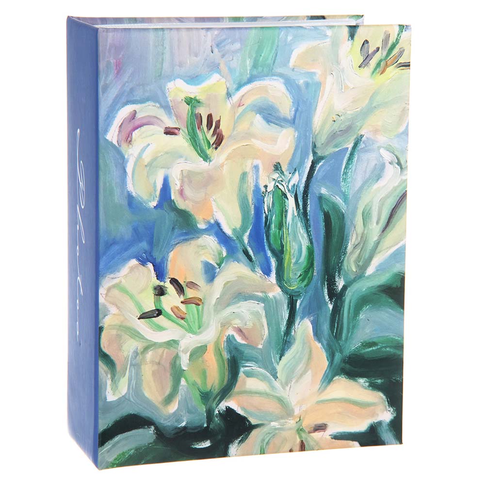 альбом для фото на 100ф. 10х15см "лилии" Альбом для фото на 100ф. 10х15см "лилии"