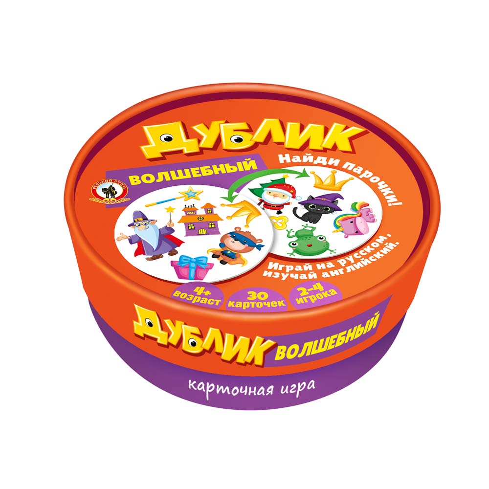 Игра дублик "волшебный" 30 карточек (русский стиль)
