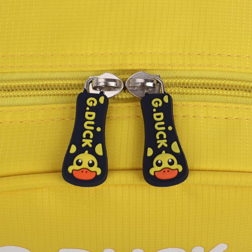 Рюкзак кокос "утёнок" жёлтый 28х38х16см эрг.спинка