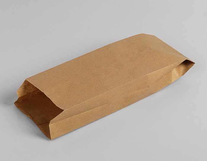 Пакет подарочный крафт фасовочный (30х10х5см)