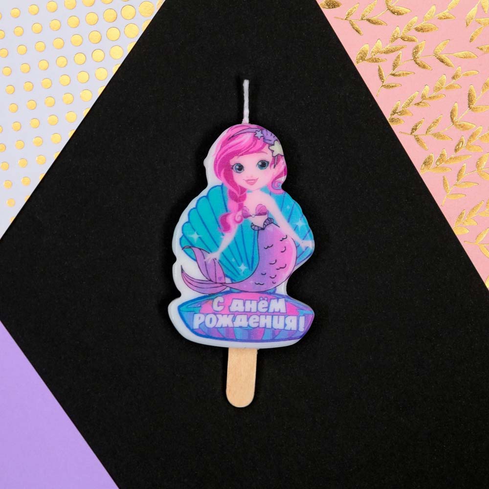 свеча для торта "русалка" Свеча для торта "русалка"
