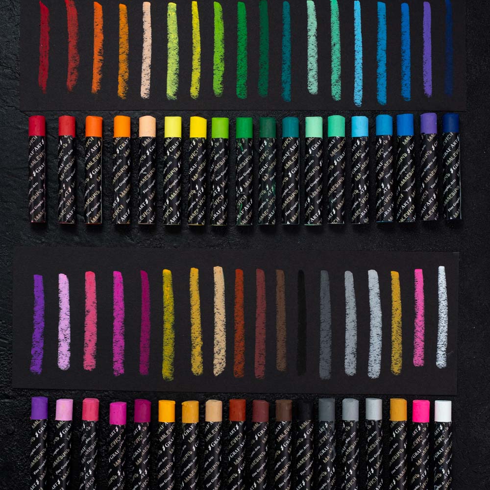 Набор пастели масляной "малевичъ" 36цв.