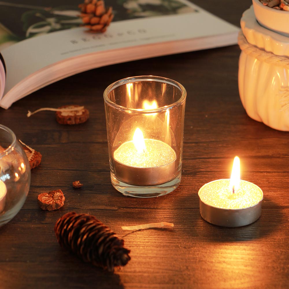 подсвечник стеклянный 5х6см Подсвечник стеклянный 5х6см