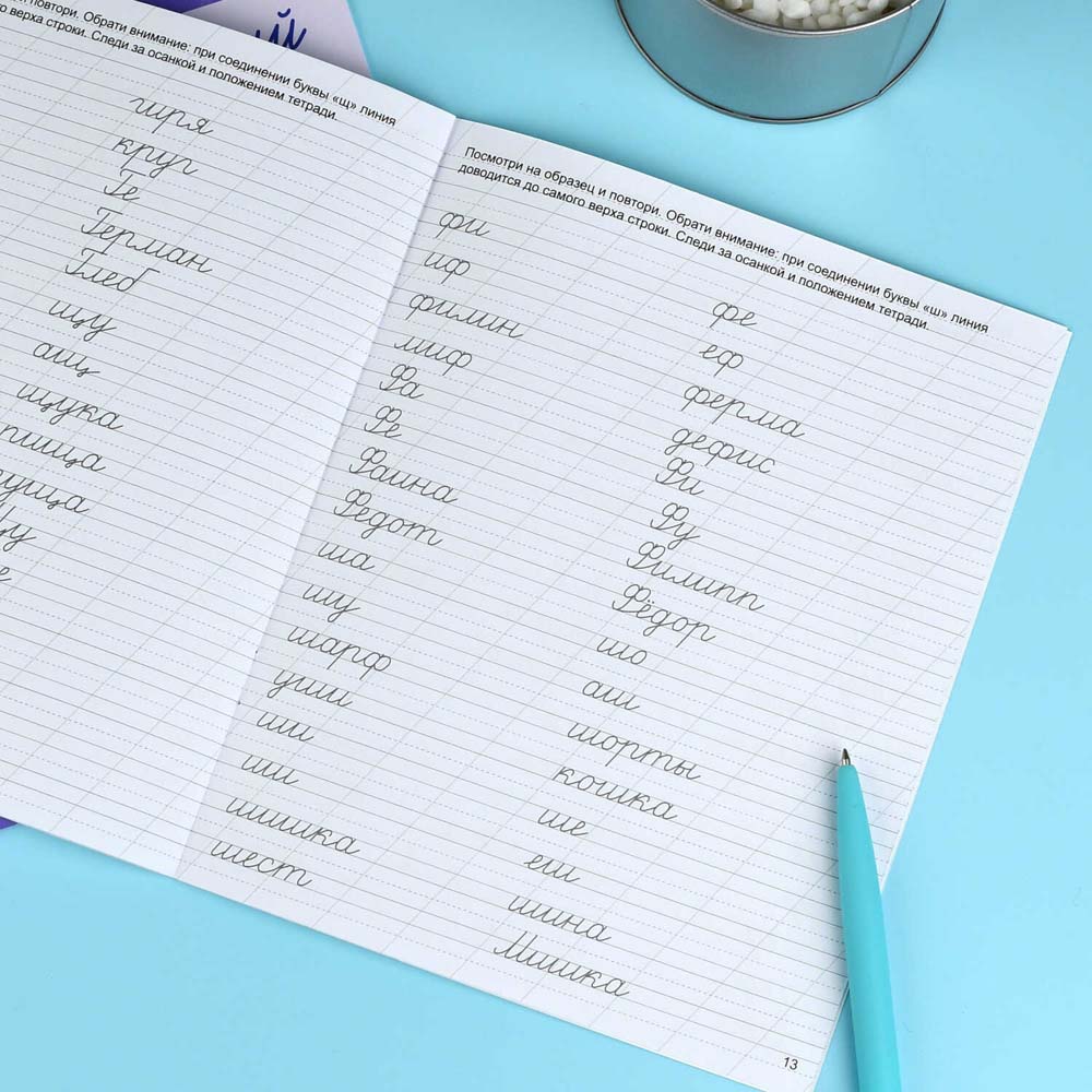 Прописи "каллиграфический почерк. слоги и слова" (феникс+)