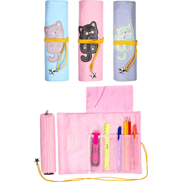 Пенал-косметичка "devente" "kitty" 20x5x5см 2в1