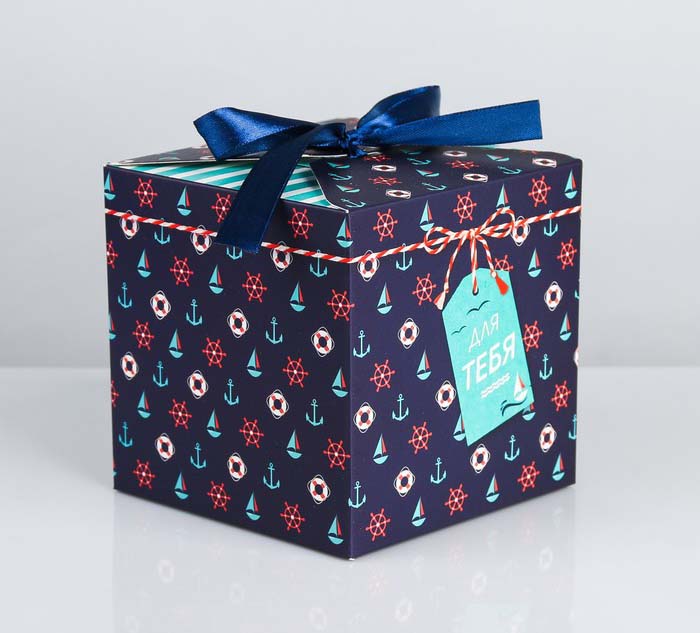 Коробка складная «для тебя», 12х12х12 см