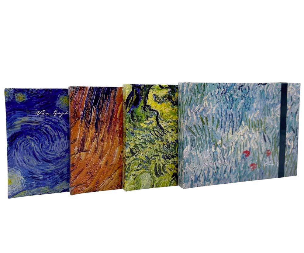 Скетчбук 110х150мм 30л 300гр "ван гог" ассорти тв.обл.