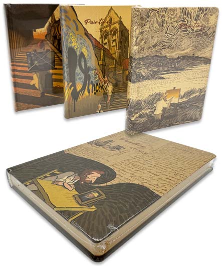 Скетчбук 130х185мм 112л 80гр "мужчина" ассорти тв.обл.