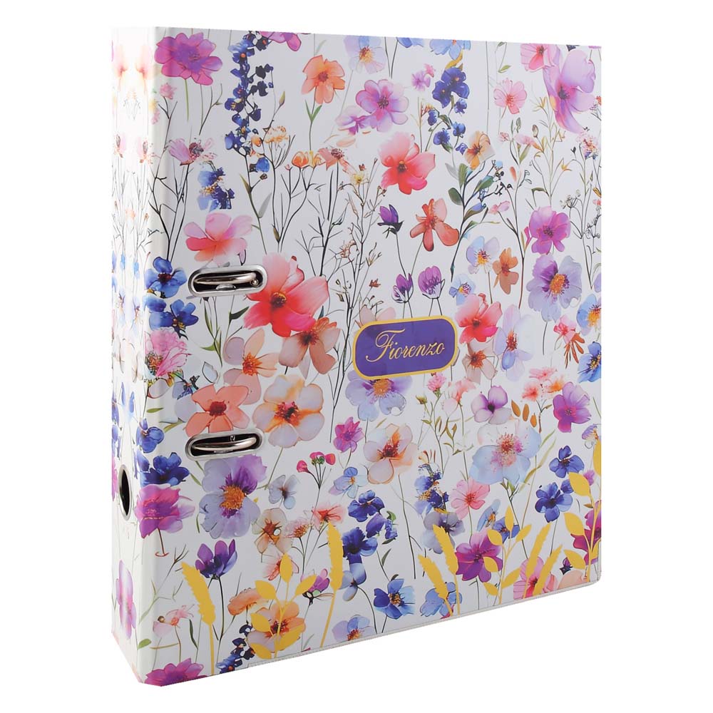 папка-регистратор 7,5см картон. ламин. fiorenzo "цветочное очарование" Папка-регистратор 7,5см картон. ламин. fiorenzo "цветочное очарование"
