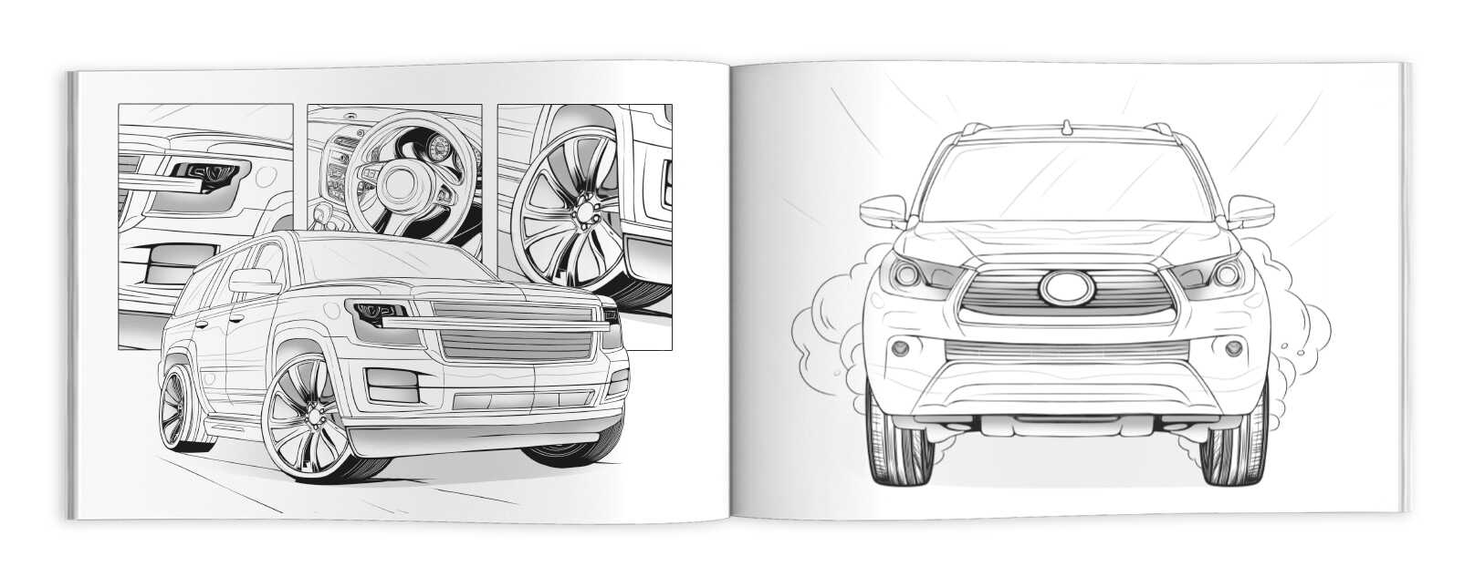 Раскраска "крутые гонки. внедорожники" а5 (феникс+)