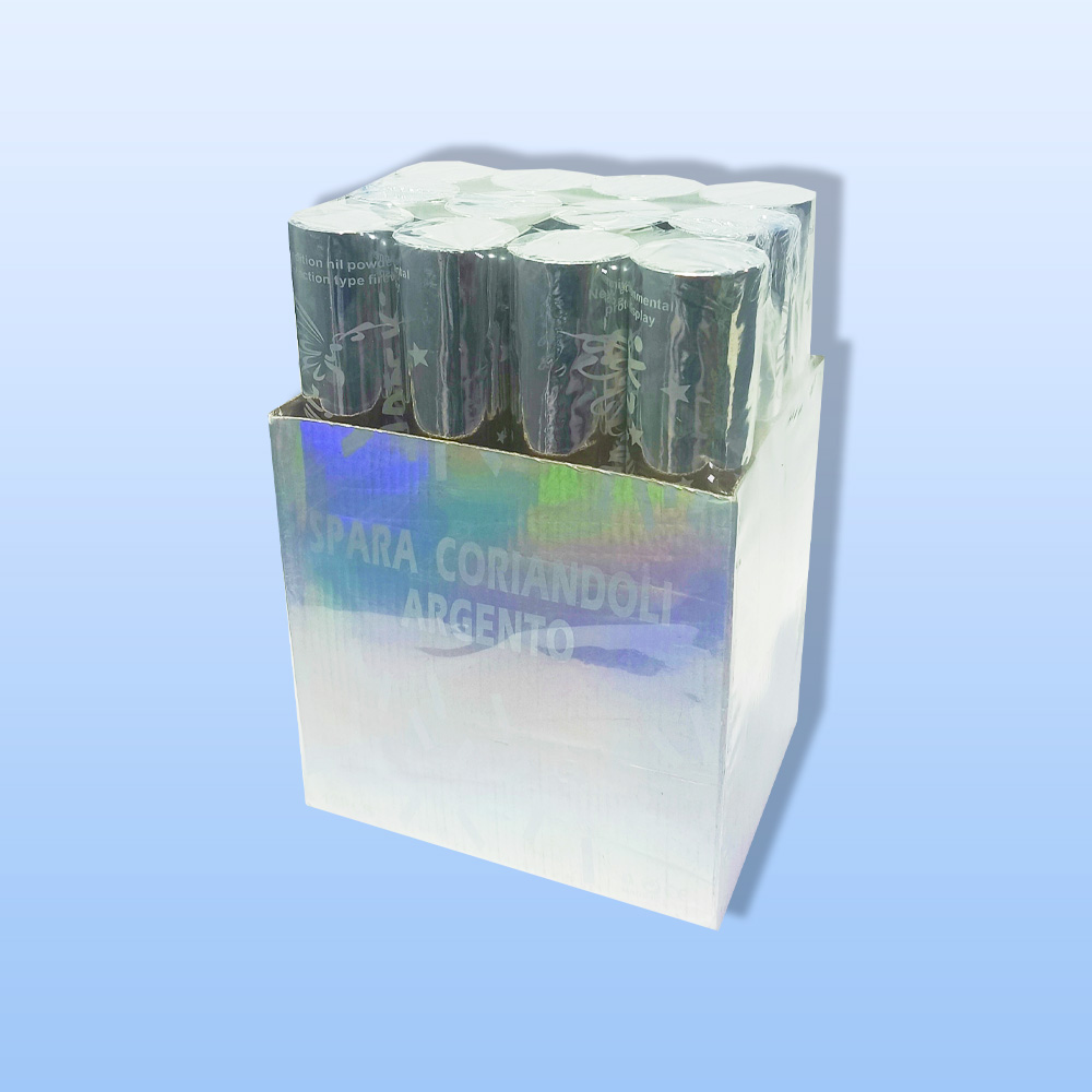 Хлопушка 30см наполнитель полоски асс-т