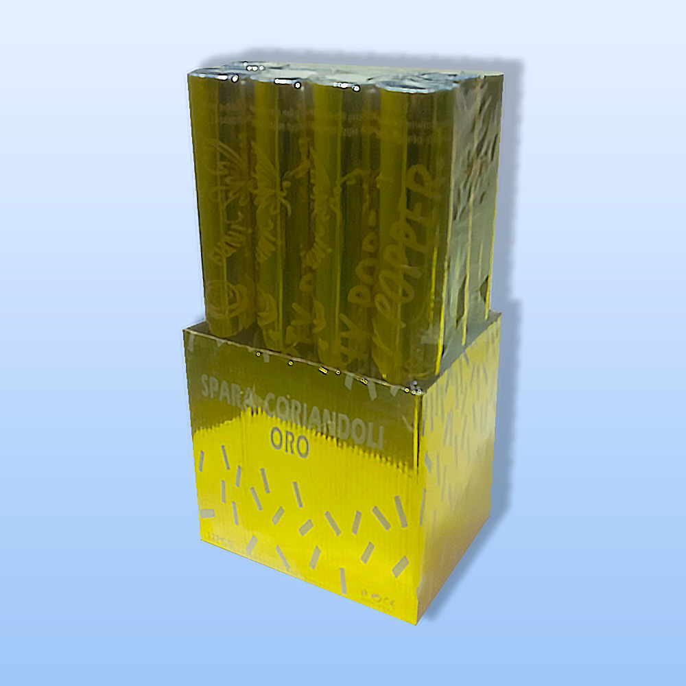 Хлопушка 40см наполнитель полоски асс-т