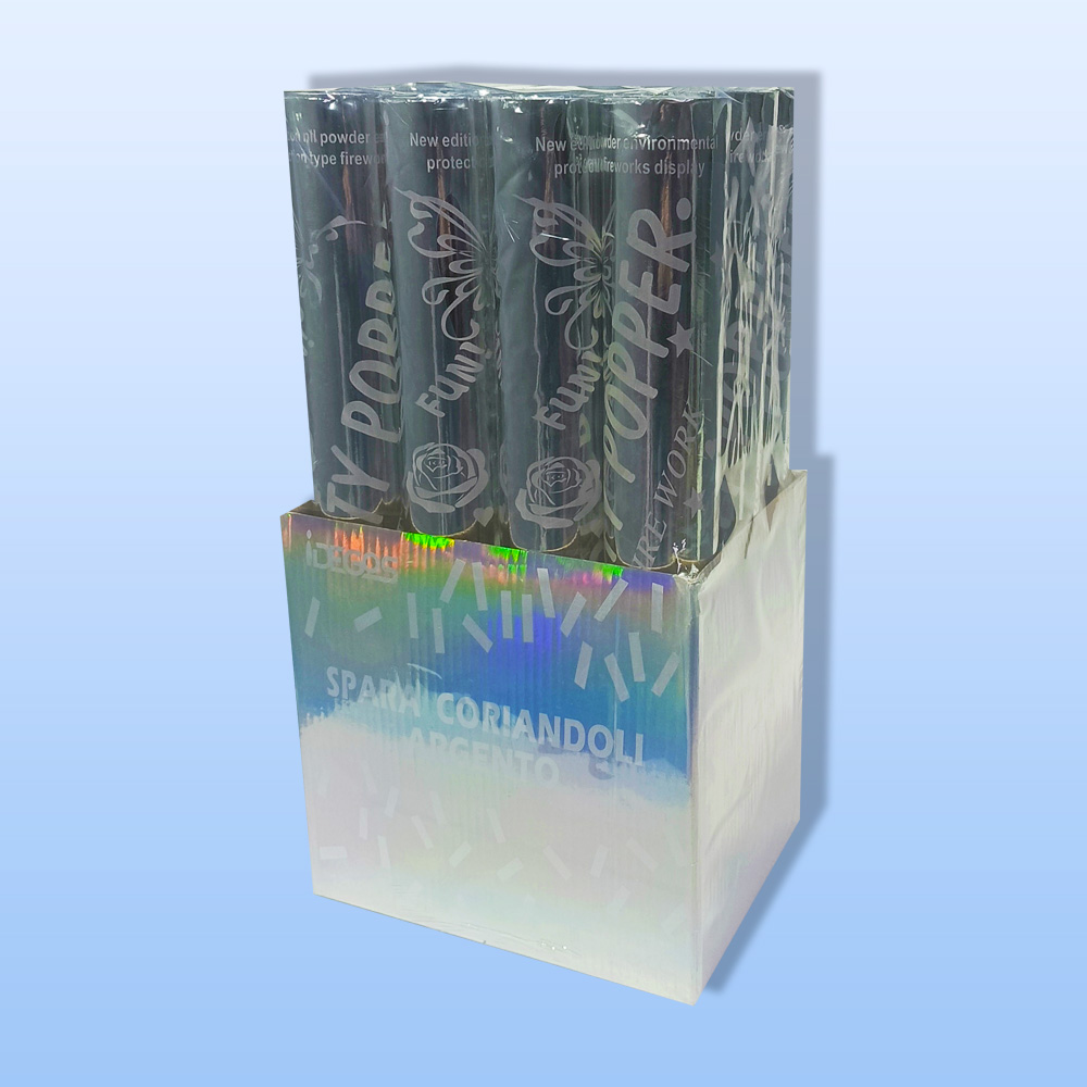 Хлопушка 40см наполнитель полоски асс-т